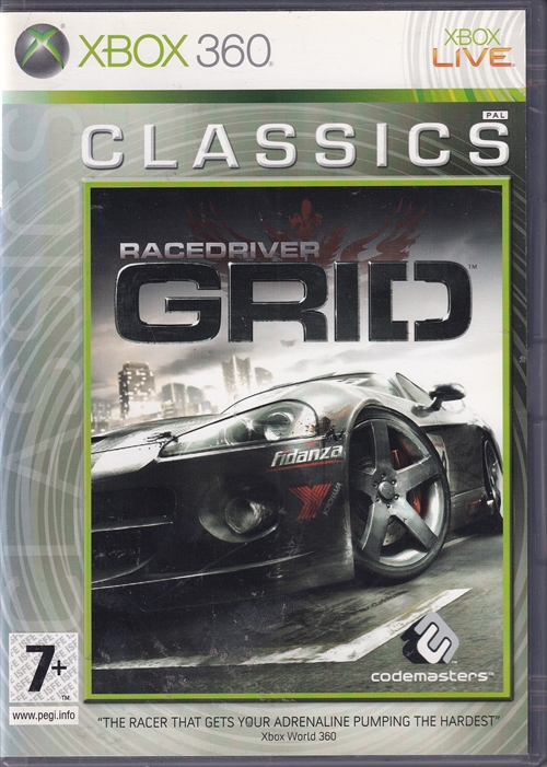 Racedriver Grid - XBOX (B Grade) (Genbrug)